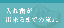 入れ歯が出来るまでの流れ